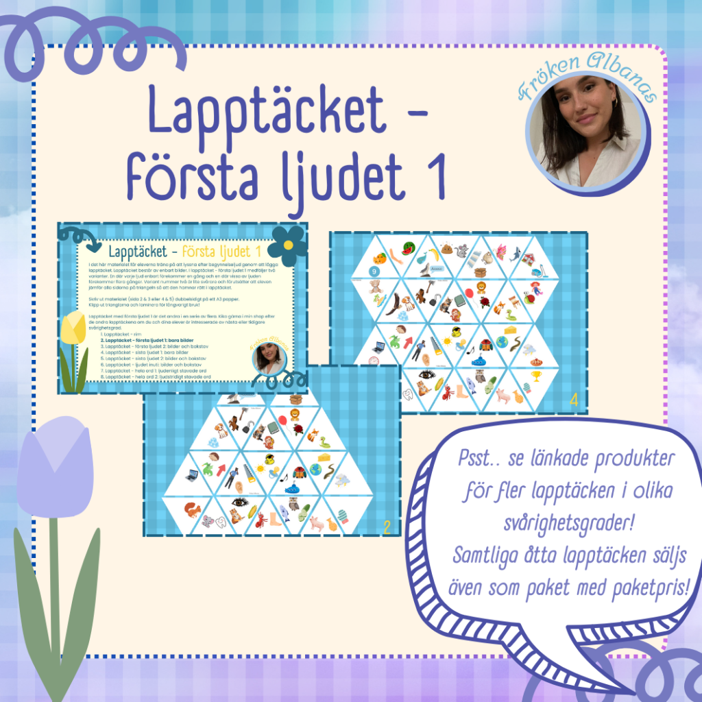 Lapptäcket – första ljudet 1