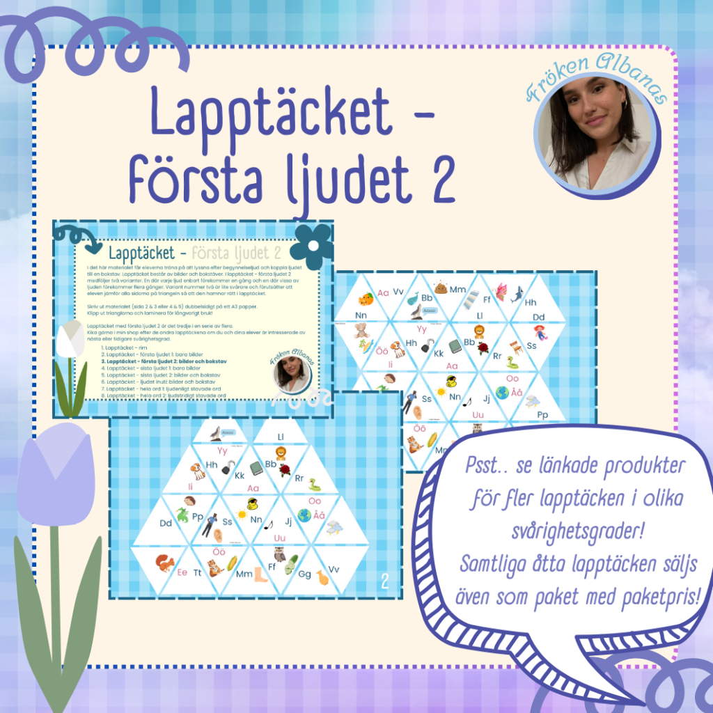 Lapptäcket – första ljudet 2