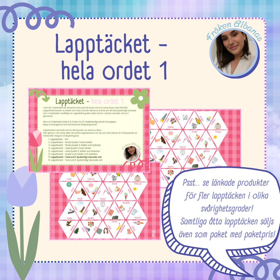 Lapptäcket - hela ordet 1