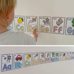 Litet väggalfabet, versaler och gemener - bild 3