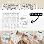Min bok om bokstaven – lära bokstäver - bild 1