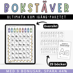 Bokstäver – ultimata kom igång-paketet - bild 1