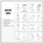 Målarbok – dinosaurier - bild 2