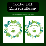 Välkommen klassrumsskyltar - bild 1