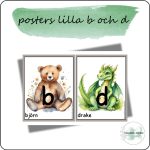 Bildstöd lilla b och d - bild 1