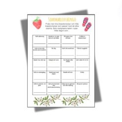 Sommarlovsbingo