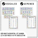 Skattjakt – bokstäver - bild 2