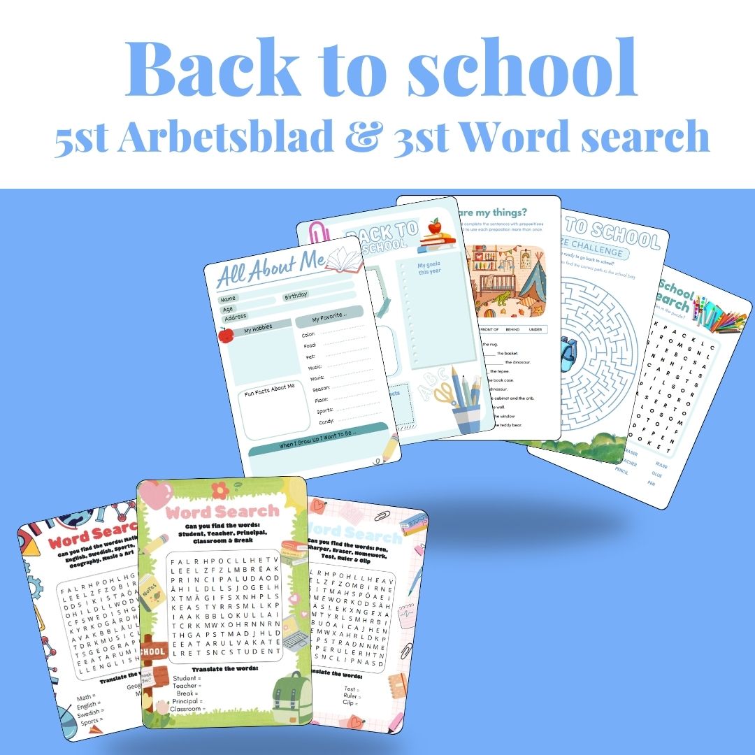 Back to school – paket (eng)