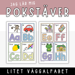 Litet väggalfabet, versaler och gemener - bild 1