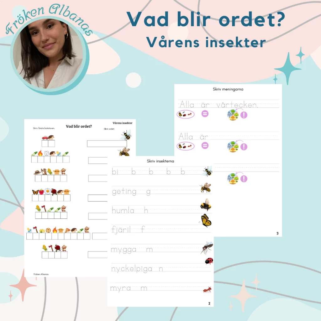 Vad blir ordet? Vårens insekter