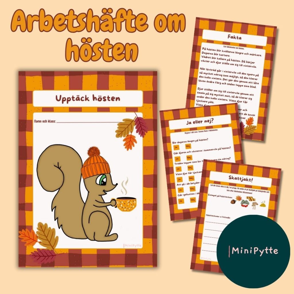 Arbetshäfte – Upptäck hösten