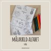 Målarbild alfabet