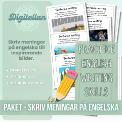 Skriva meningar på engelska - English writing prompts