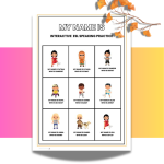 My name is – ESL speaking comprehension - bild 2