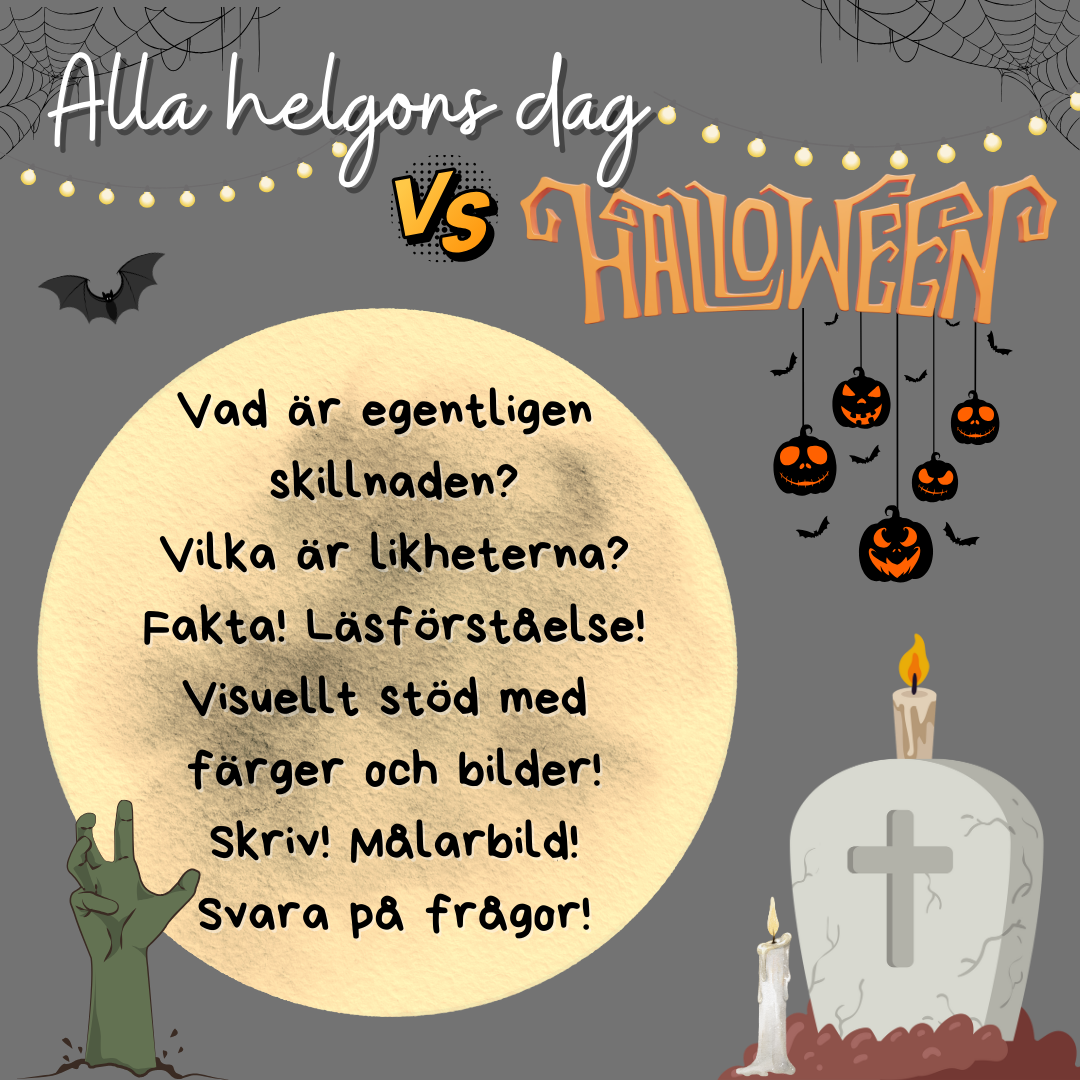 Alla helgons dag vs. Halloween