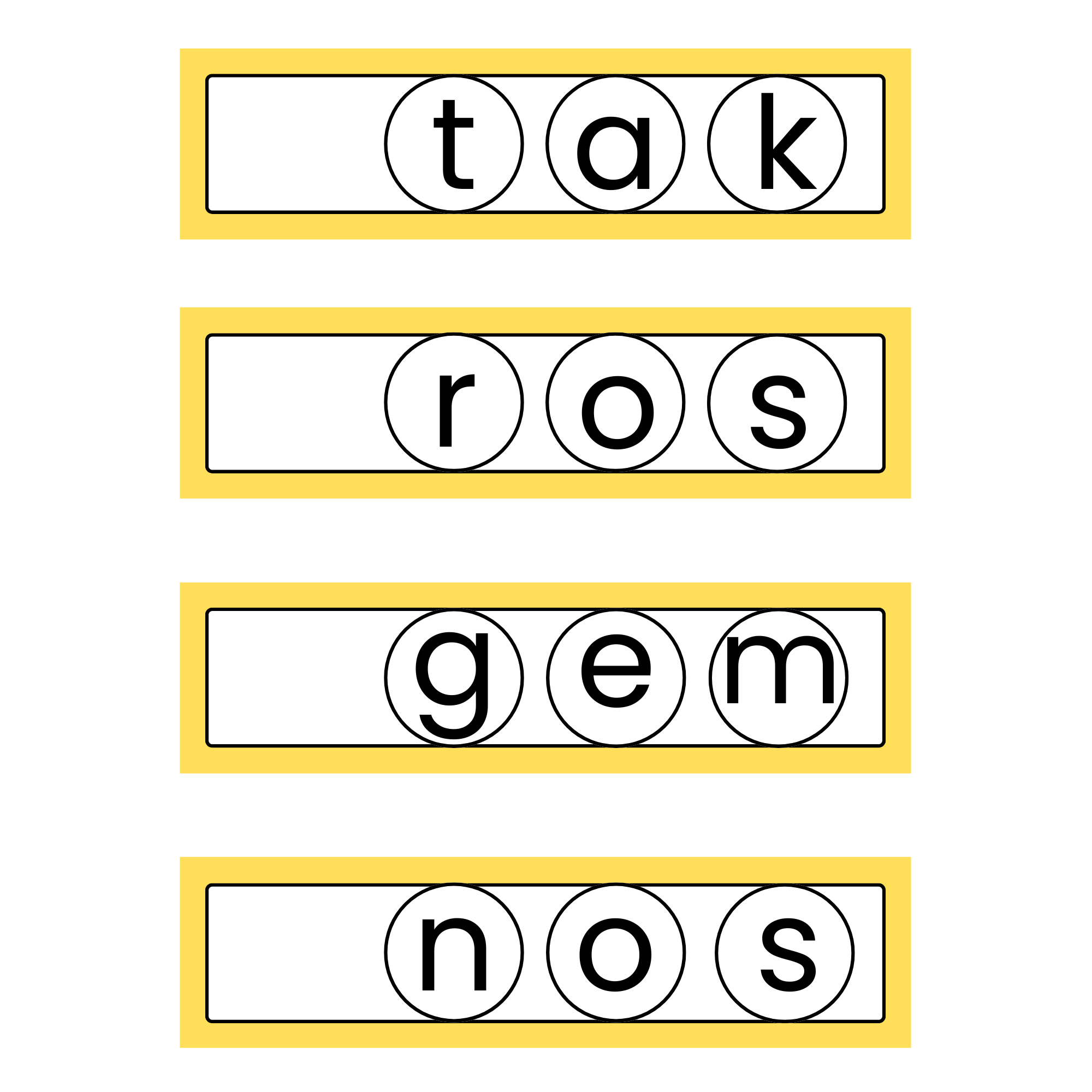 Hitta rätt bild till ordet, förskoleklass