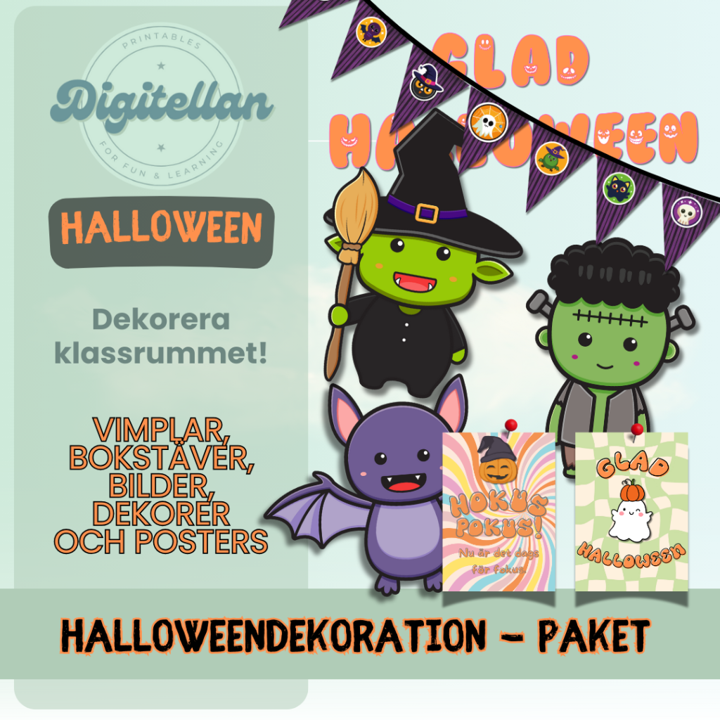 Dekorera klassrummet Halloween