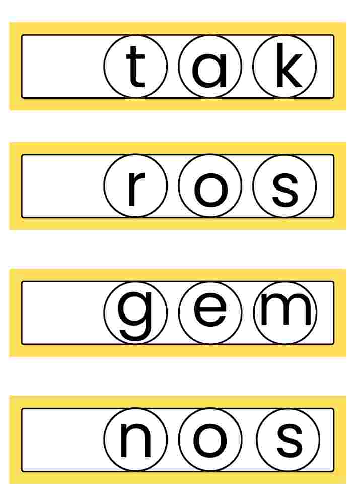 Hitta rätt bild till ordet, förskoleklass