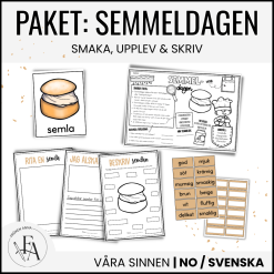 Temapaket Semmeldagen / fettisdagen (faktablad, målarbild mm)