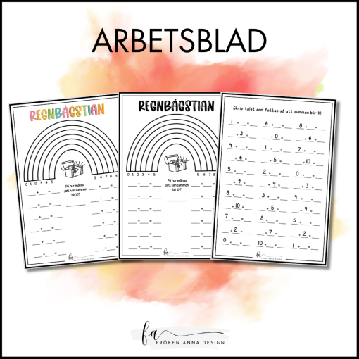 Regnbågstian - tiokompisar / tiokamrater