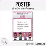 Poster / Visuellt stöd: Hallregler - bild 1