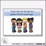 Poster / Visuellt stöd: Jag är sist - bild 2