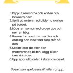 Hitta rätt bild till ordet, förskoleklass - bild 2