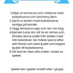 Hitta rätt bokstäver, förskoleklass - bild 2