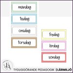 Veckodagsskyltar / NPF -färger - bild 2