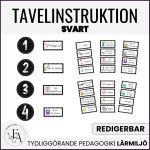 Tavelinstruktion (svart) - bild 1
