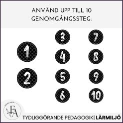 Tavelinstruktion (svart)