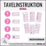 Tavelinstruktion (rosa) - bild 1