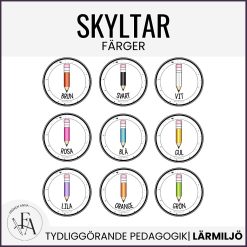 Pennskyltar / Memory på svenska & engelska