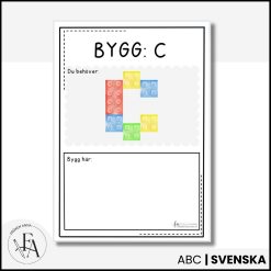 Bygg bokstäver med LEGO