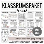 Klassrumspaket: Pastell / Nude / Rainbow - bild 1