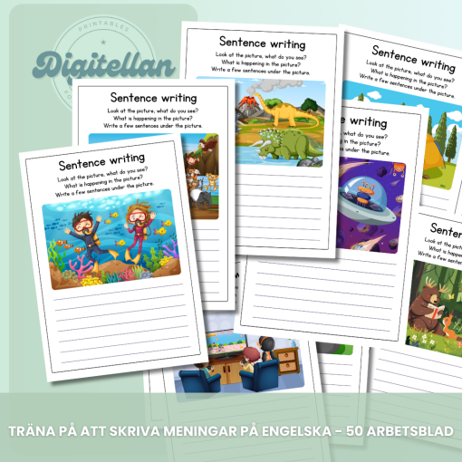 Skriva meningar på engelska - English writing prompts