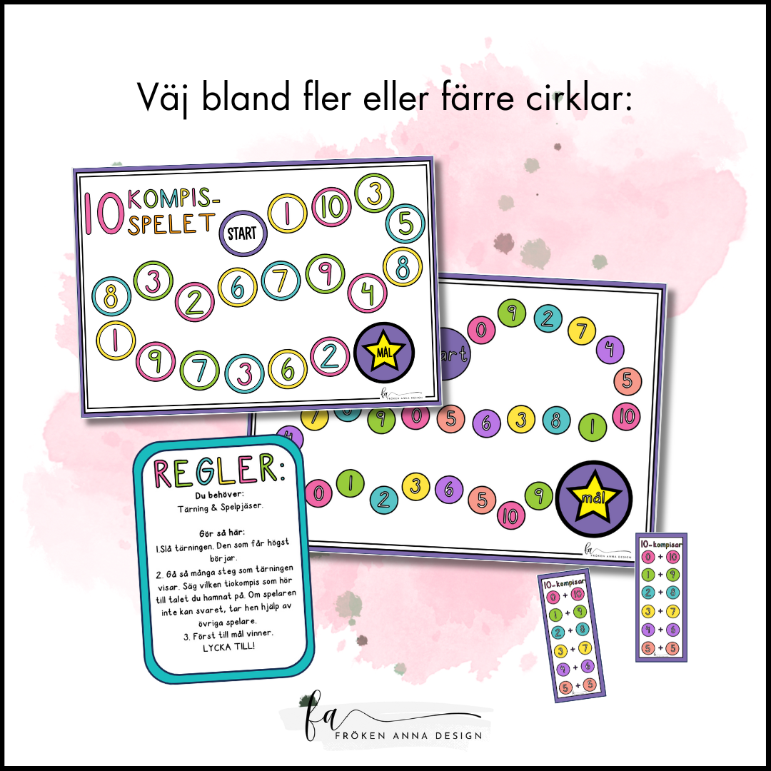 PAKET: tiokompisar / tiokamrater