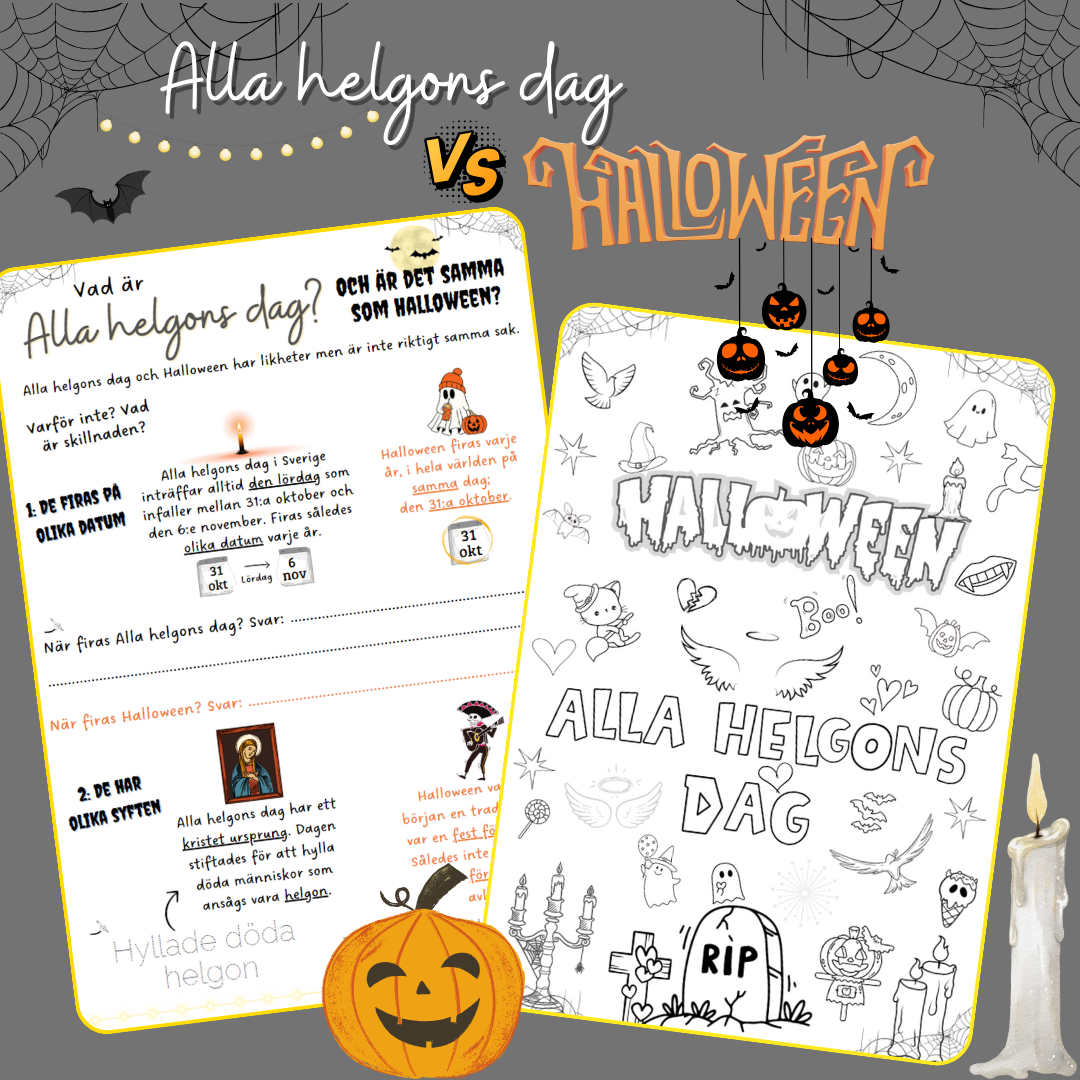 Alla helgons dag vs. Halloween