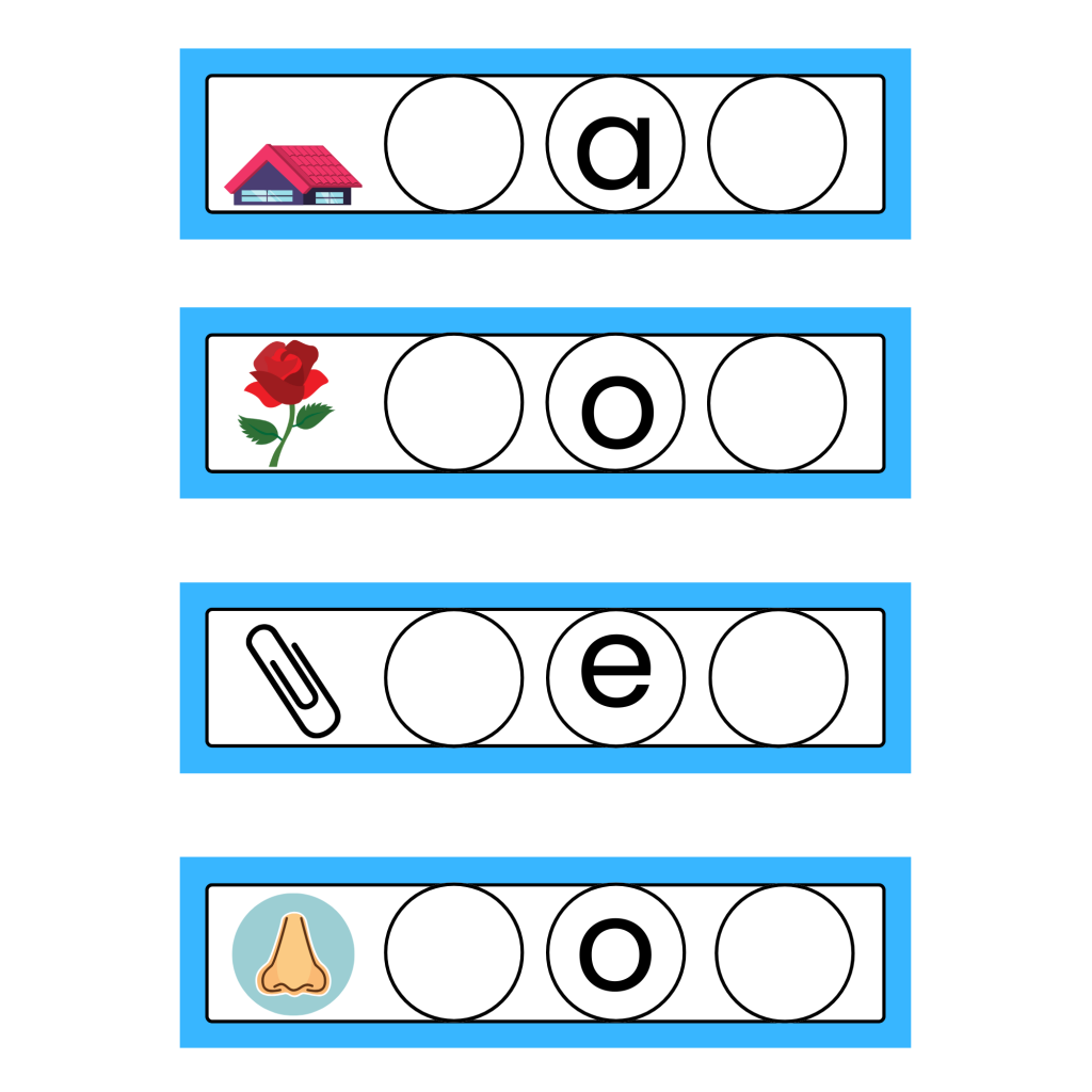 Hitta rätt bokstäver, förskoleklass