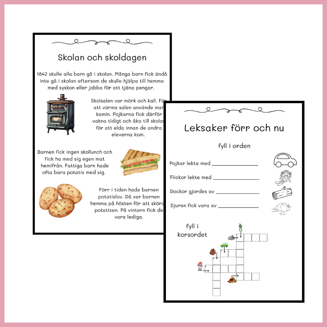 Livet förr arbetshäfte