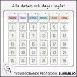 Klassrumskalender - bild 2