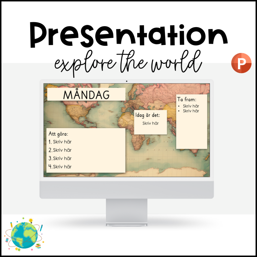 Digital presentation – Explore the world