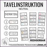 Tavelinstruktion (neutral) - bild 1