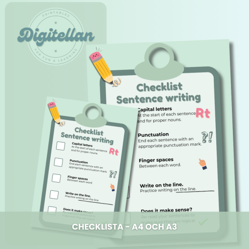 Skriva meningar på engelska - English writing prompts