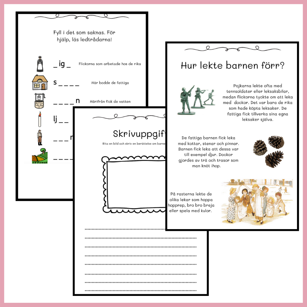 Livet förr arbetshäfte