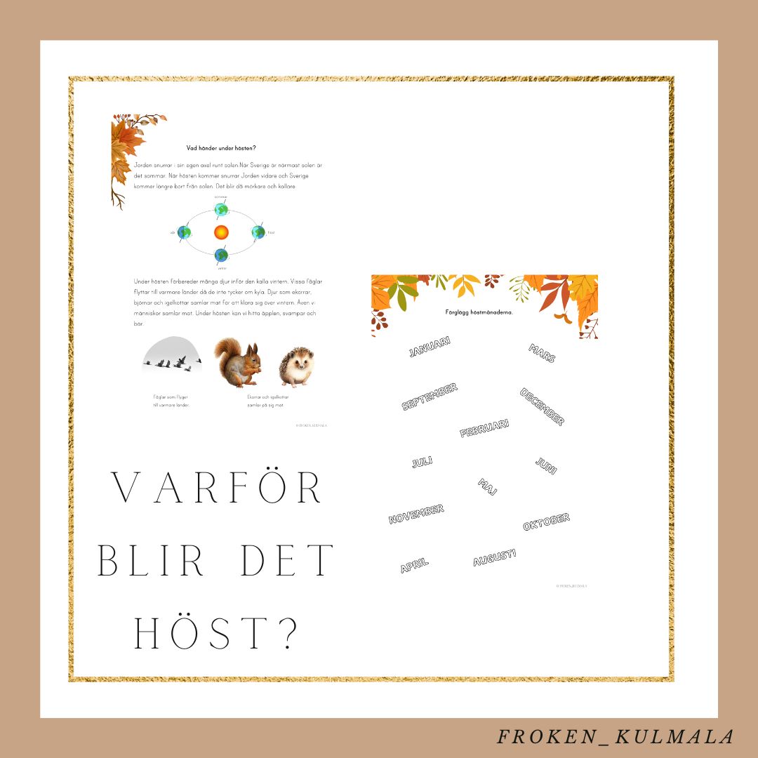 Hösten - faktahäfte