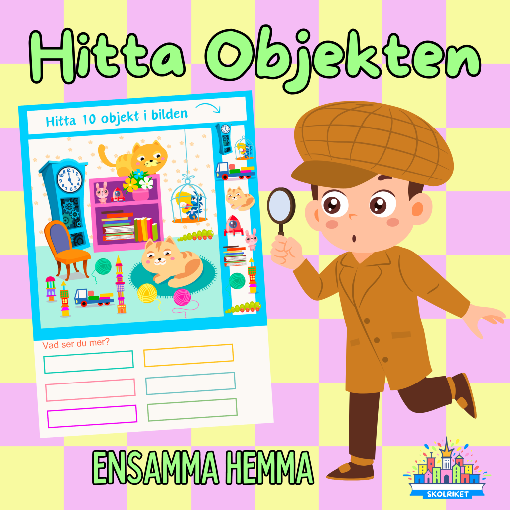 Hitta Objekten – Ensamma Hemma