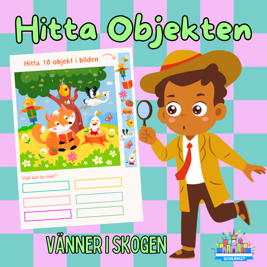 Hitta Objekten – Vänner i Skogen