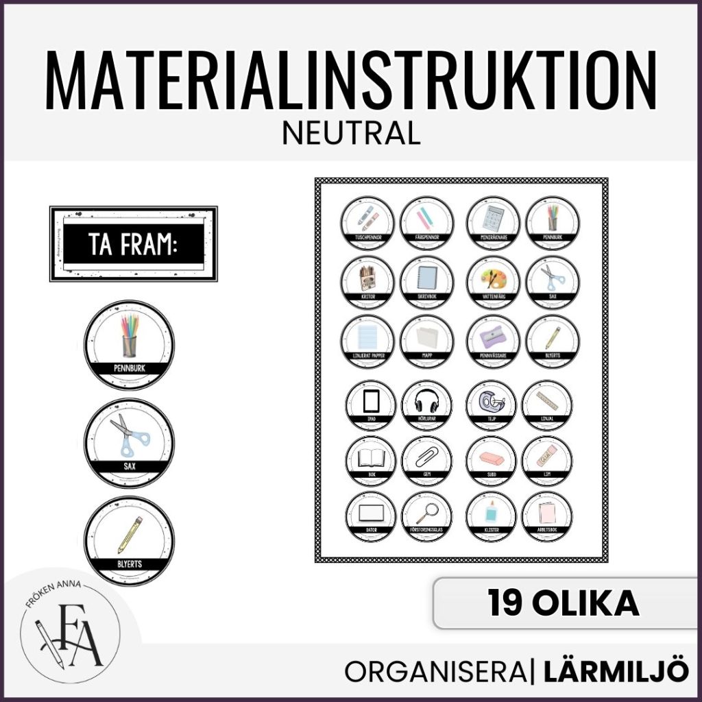 Materialinstruktion neutral