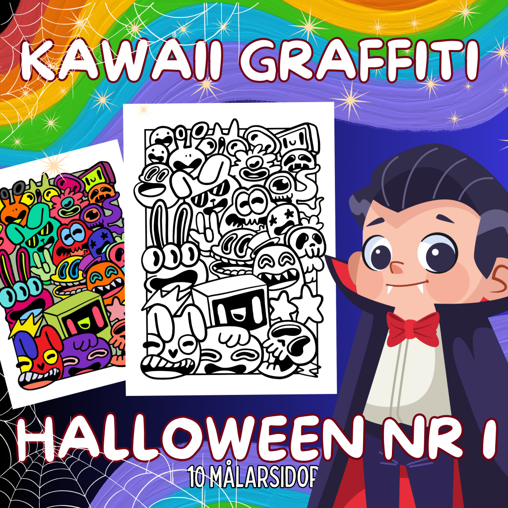 Kawaii Graffiti Halloween Nr 1